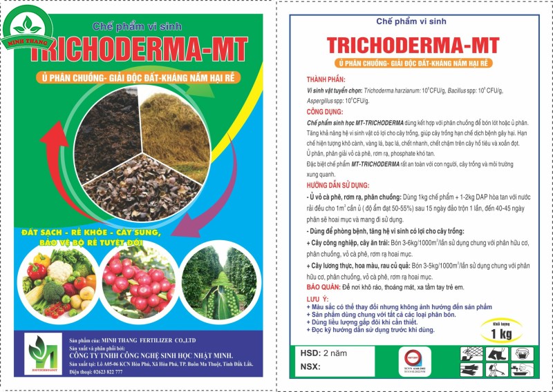 CHẾ PHẨM VI SINH TRICHODERMA - MT (Xanh)