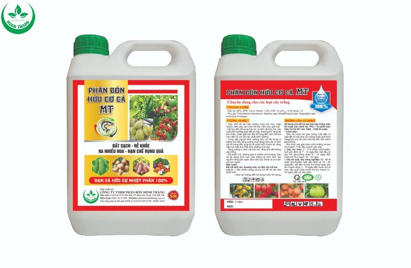 PHÂN BÓN HỮU CƠ CÁ MT (5L)