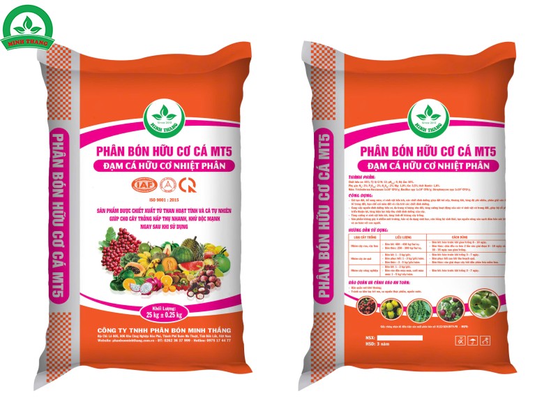 Phân Bón Hữu Cơ Cá MT5 (Dạng Hạt)