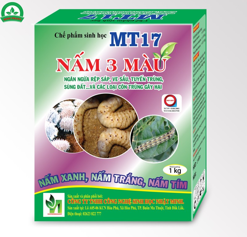 CHẾ PHẨM SINH HỌC MT17 (NẤM 3 MÀU)