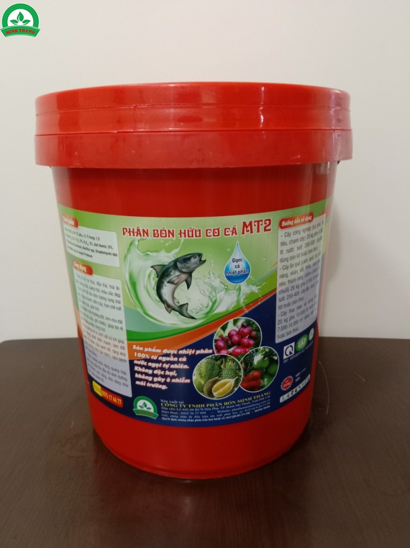 PHÂN BÓN HỮU CƠ CÁ MT2 (20KG)
