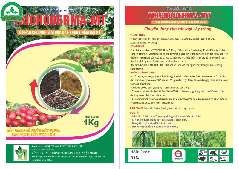 CHẾ PHẨM VI SINH TRICHODERMA - MT (Vàng)