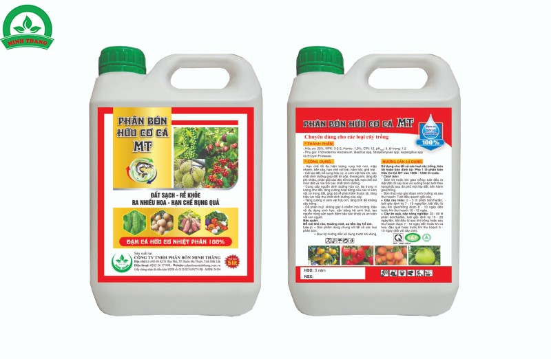 PHÂN BÓN HỮU CƠ CÁ MT (5L)