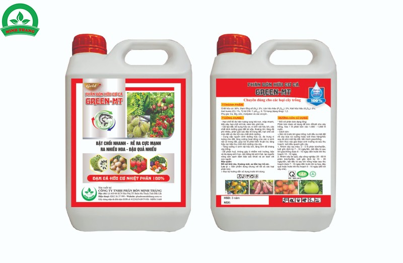 PHÂN BÓN HỮU CƠ CÁ GREEN - MT